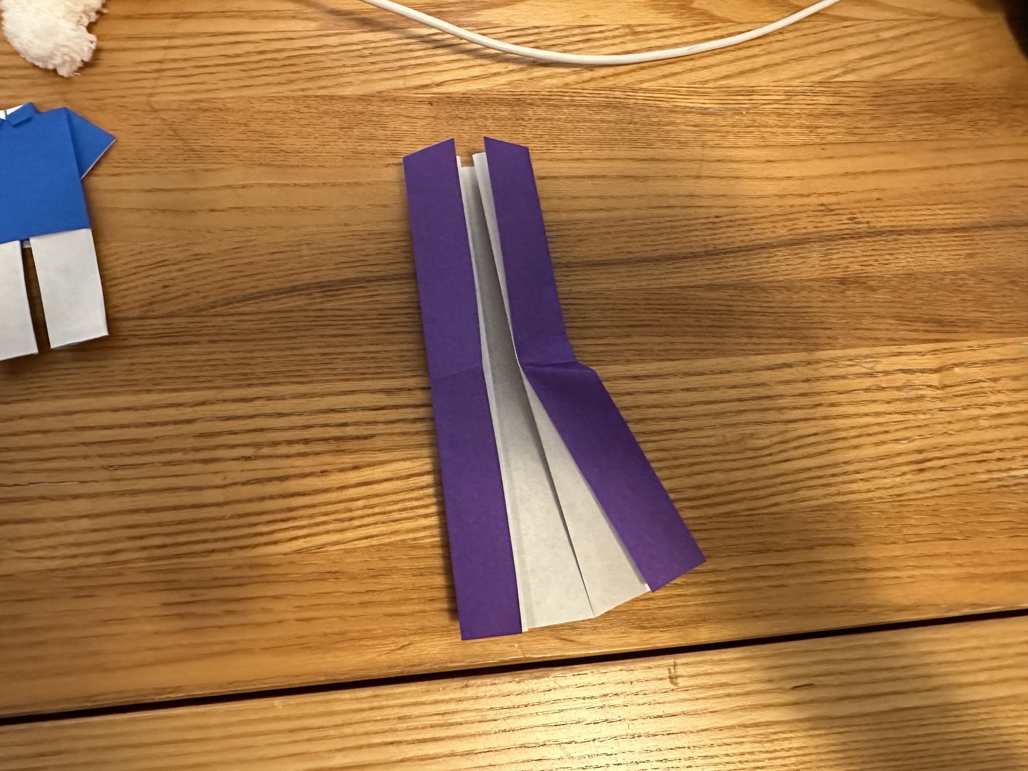 Origami dress step 6