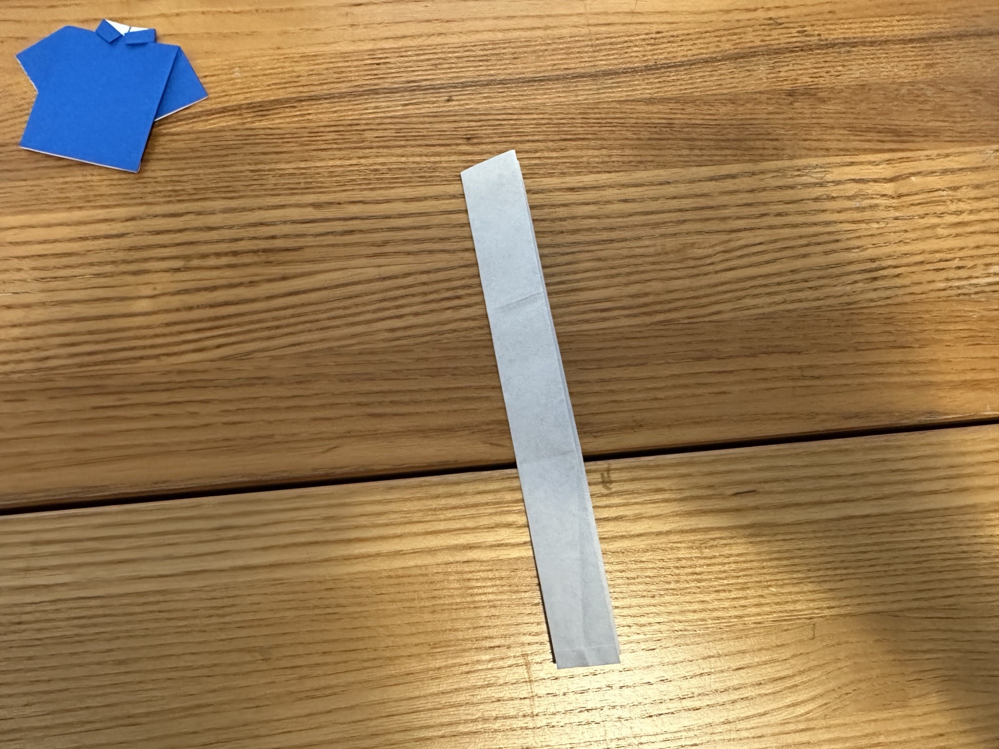 Origami pants step 2