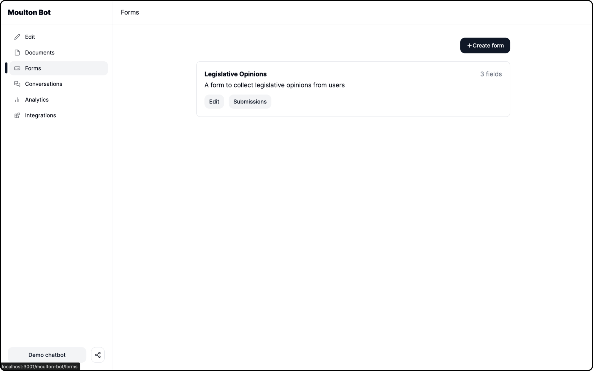 CivicConnect form builder