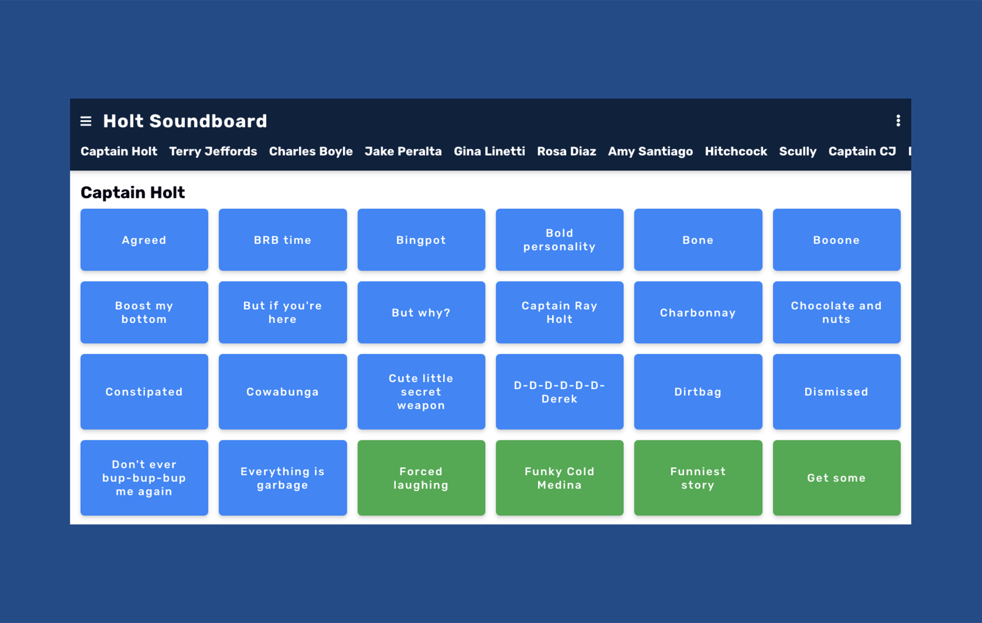 Holt Soundboard mobile app